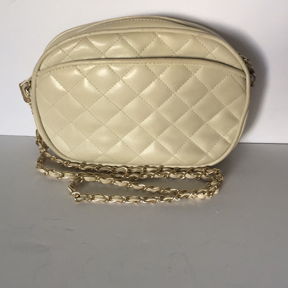 Beige Quilt Bag